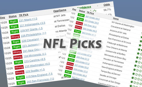NFL Football Money Line Picks & NFL Money Line Predictions on